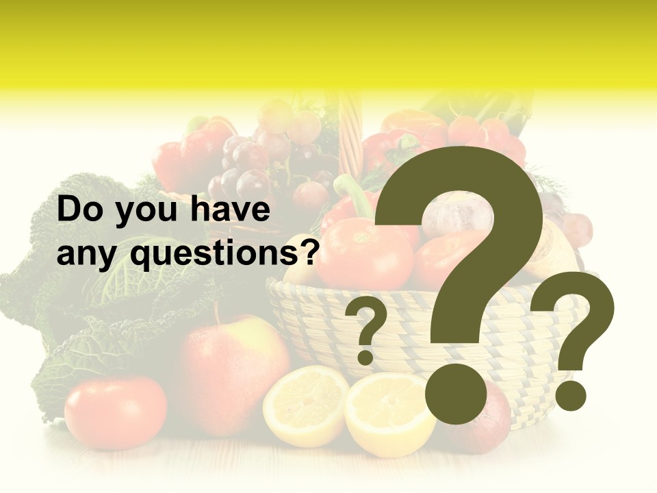 Nutrients Fresh Garlic PowerPoint Template