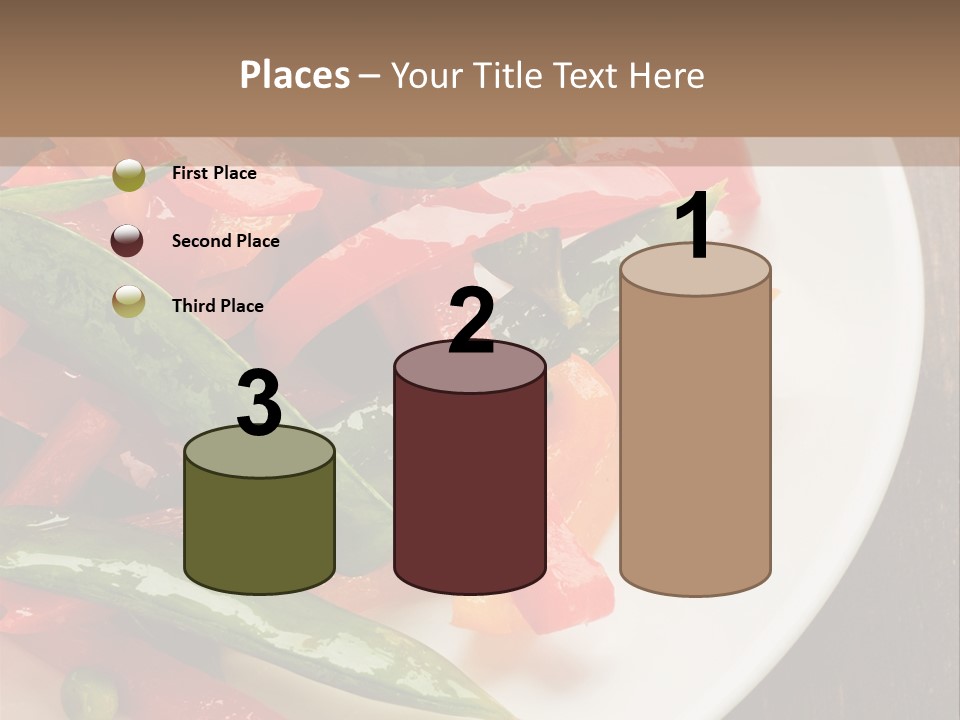 Healthy Sliced Vegetable PowerPoint Template