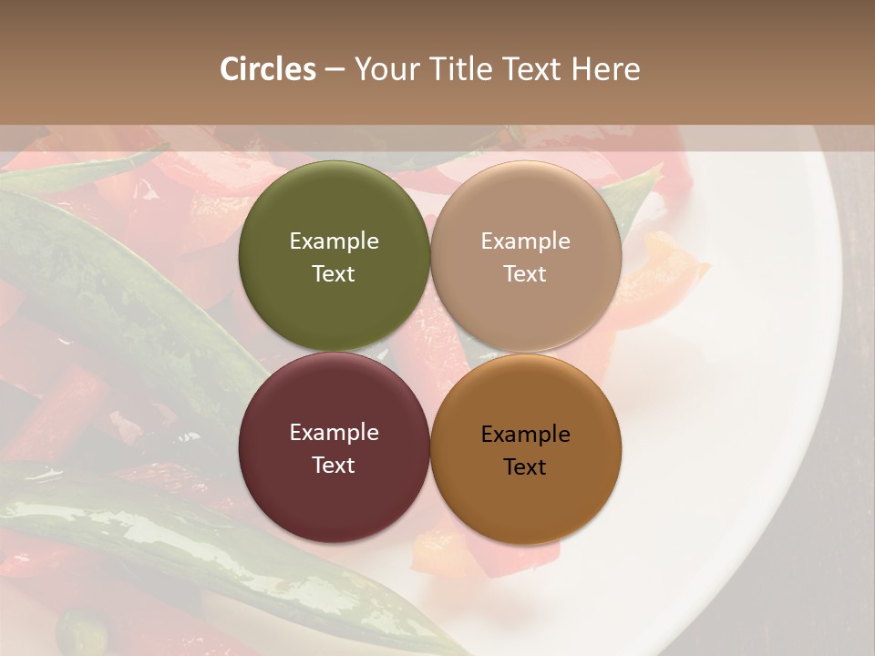 Healthy Sliced Vegetable PowerPoint Template