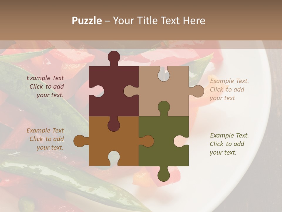 Healthy Sliced Vegetable PowerPoint Template