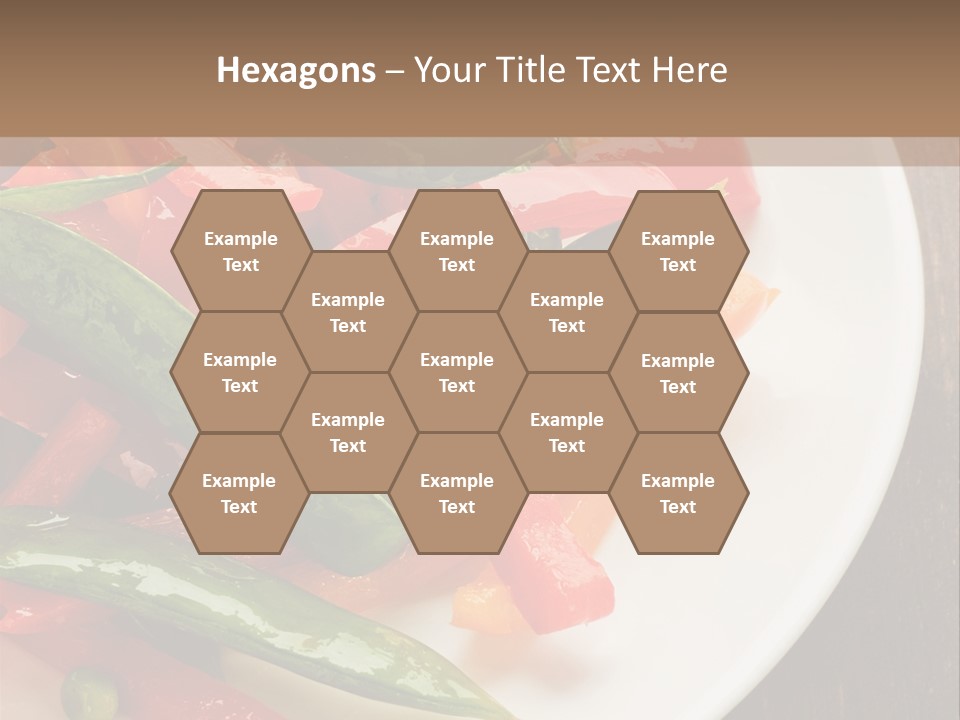 Healthy Sliced Vegetable PowerPoint Template