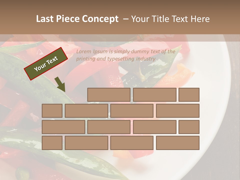 Healthy Sliced Vegetable PowerPoint Template