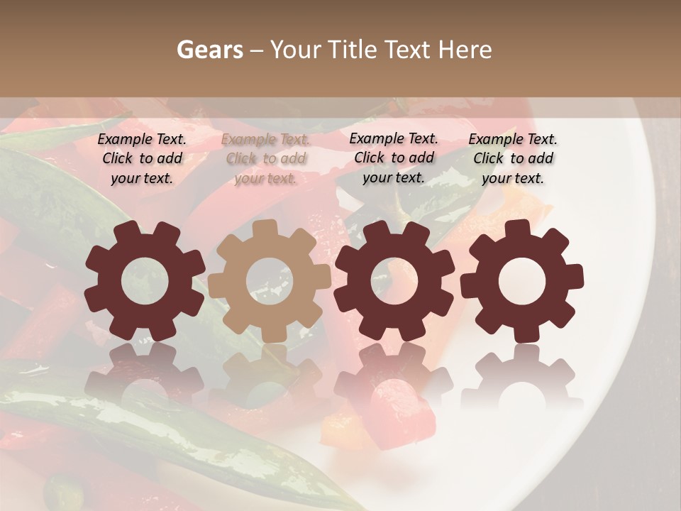 Healthy Sliced Vegetable PowerPoint Template