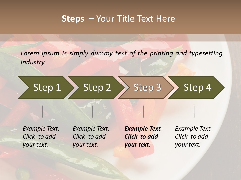 Healthy Sliced Vegetable PowerPoint Template