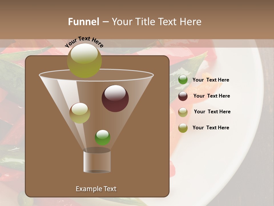 Healthy Sliced Vegetable PowerPoint Template