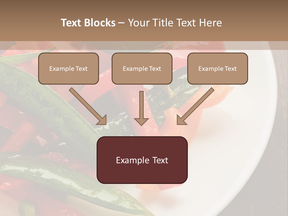 Healthy Sliced Vegetable PowerPoint Template