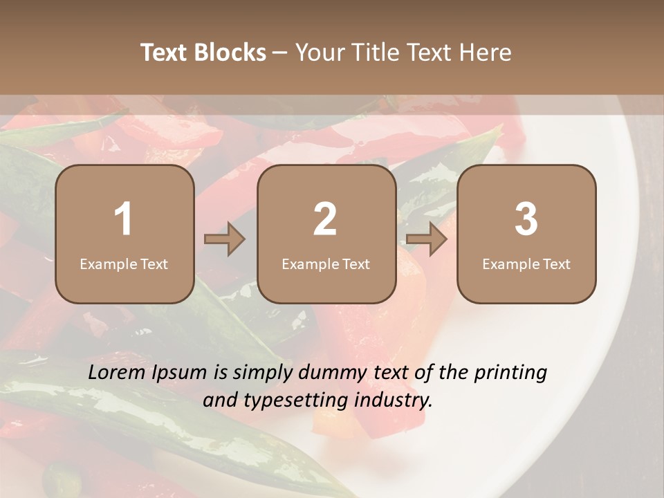 Healthy Sliced Vegetable PowerPoint Template