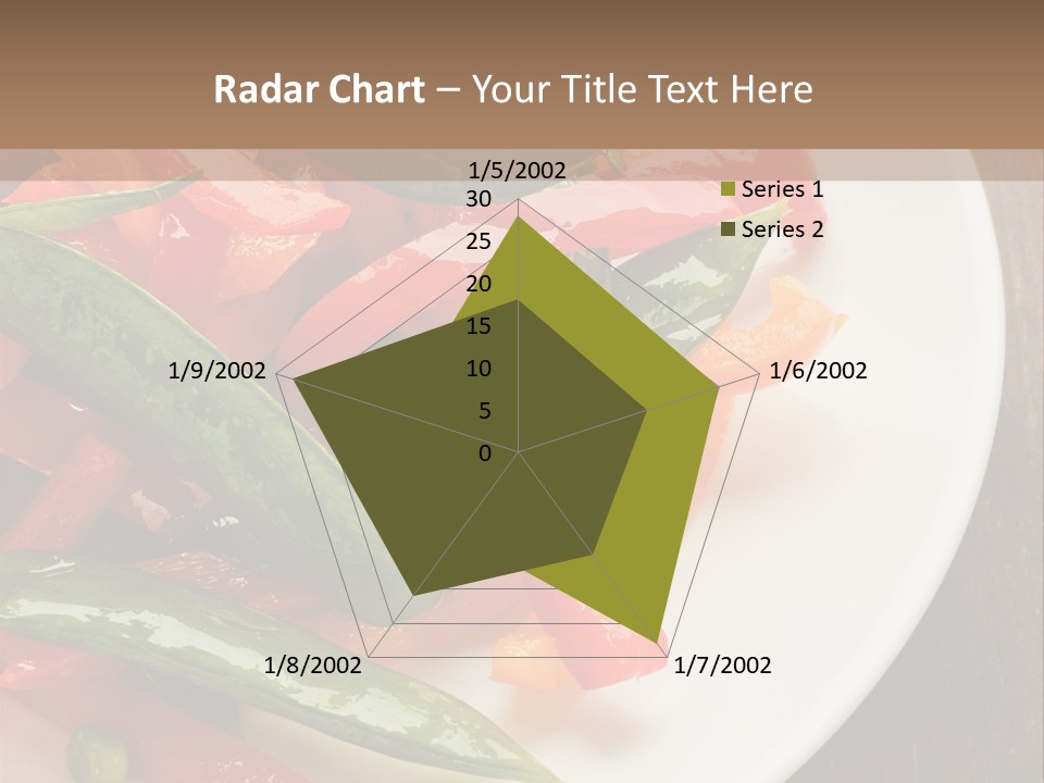 Healthy Sliced Vegetable PowerPoint Template