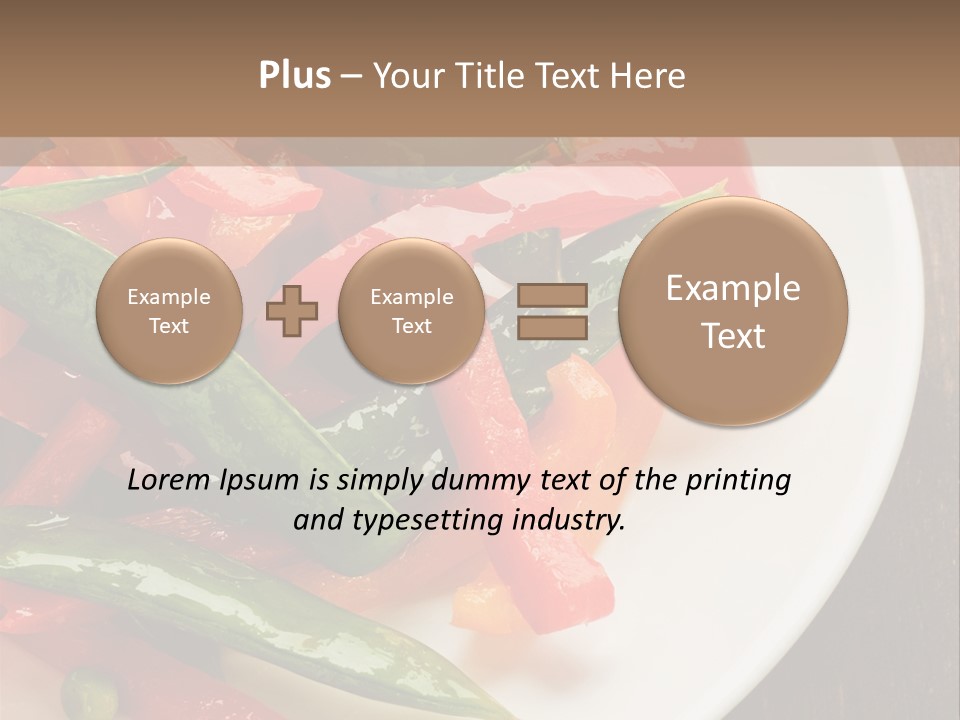 Healthy Sliced Vegetable PowerPoint Template
