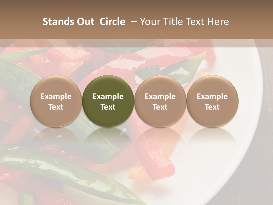 Healthy Sliced Vegetable PowerPoint Template