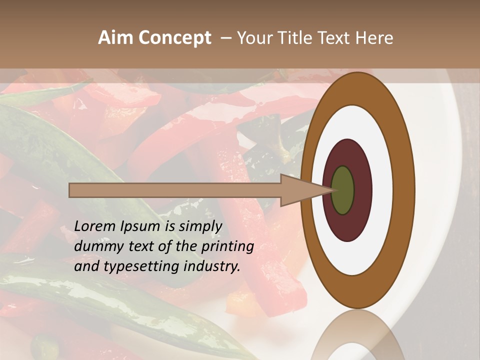 Healthy Sliced Vegetable PowerPoint Template