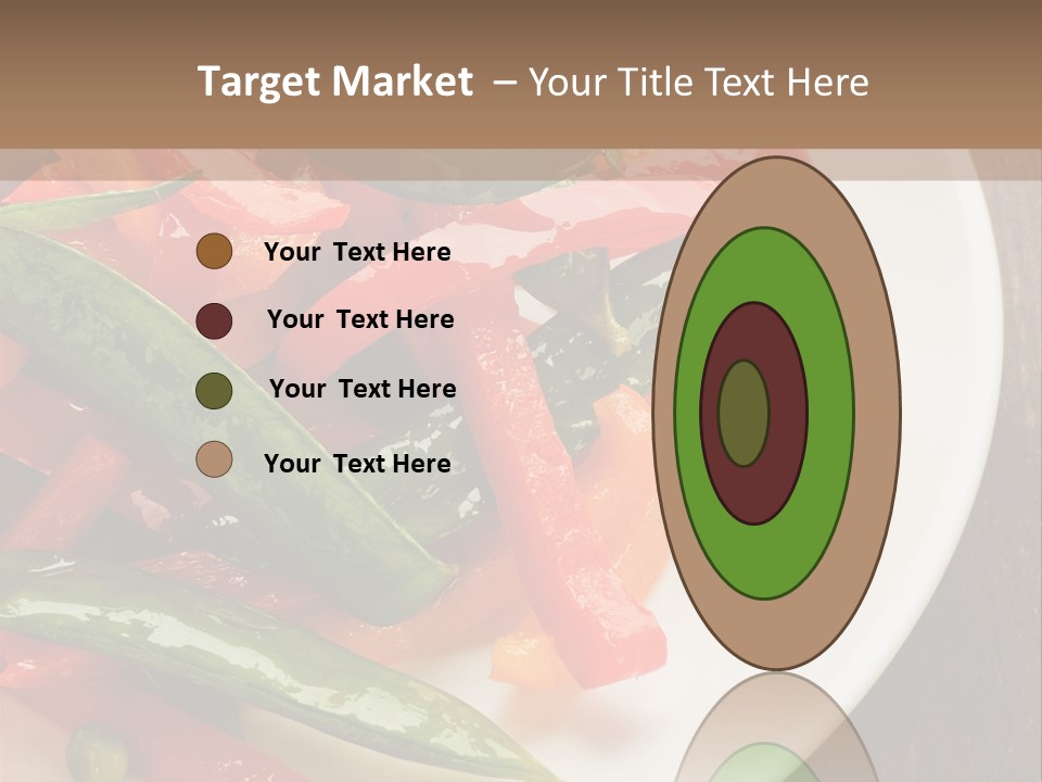 Healthy Sliced Vegetable PowerPoint Template