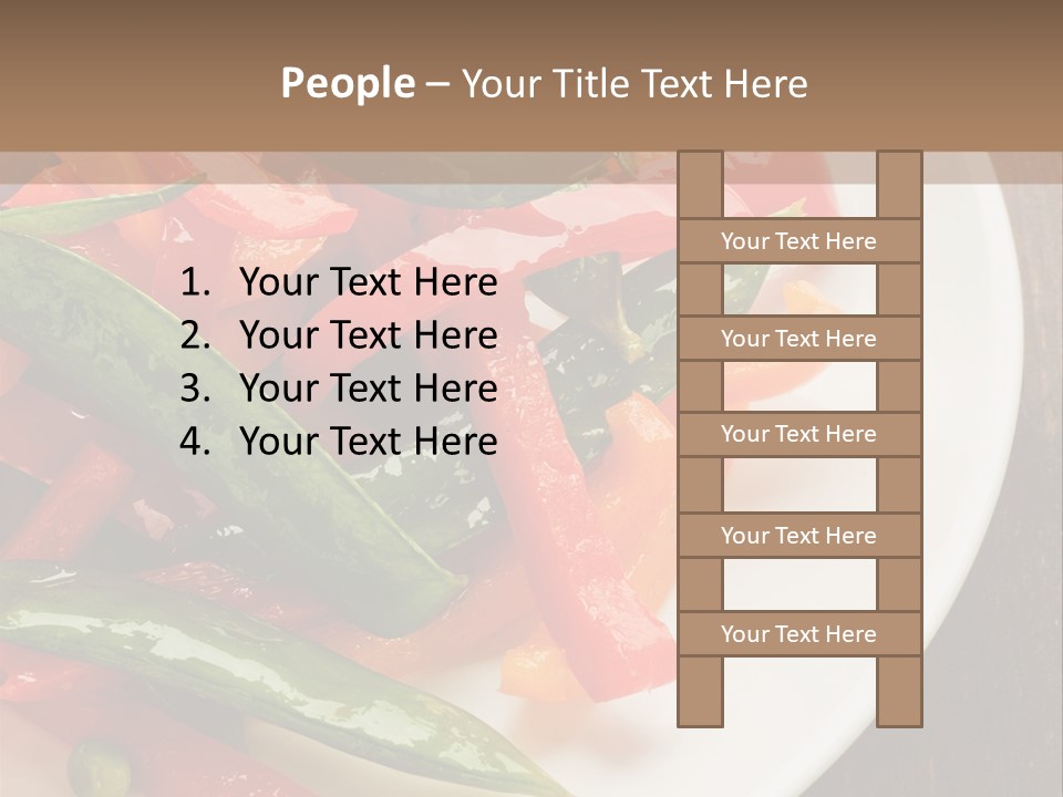 Healthy Sliced Vegetable PowerPoint Template