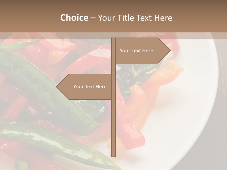 Healthy Sliced Vegetable PowerPoint Template
