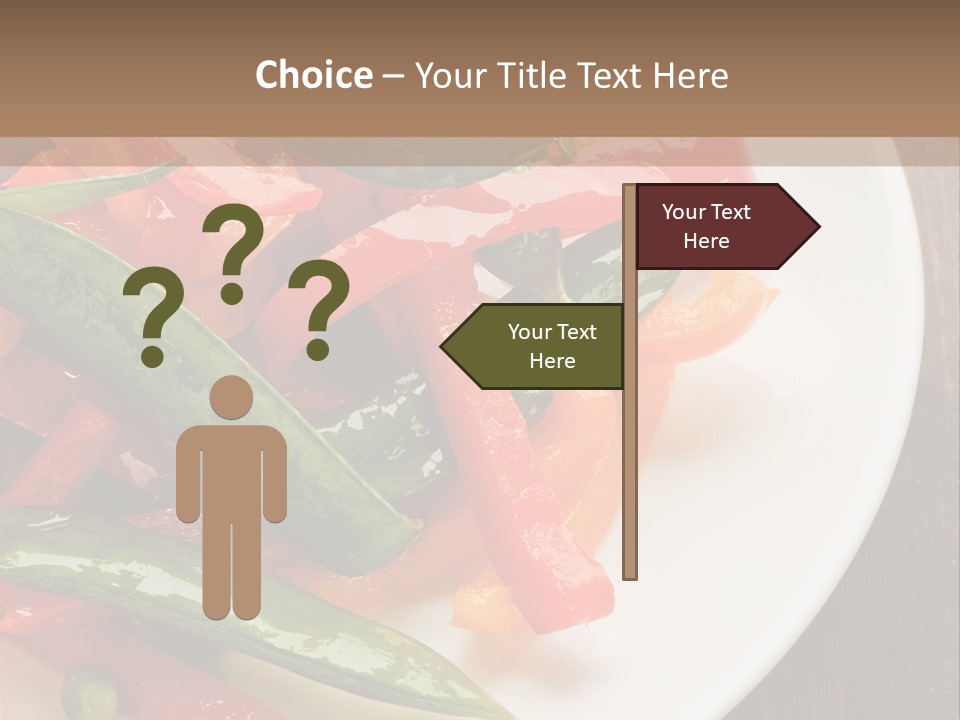 Healthy Sliced Vegetable PowerPoint Template