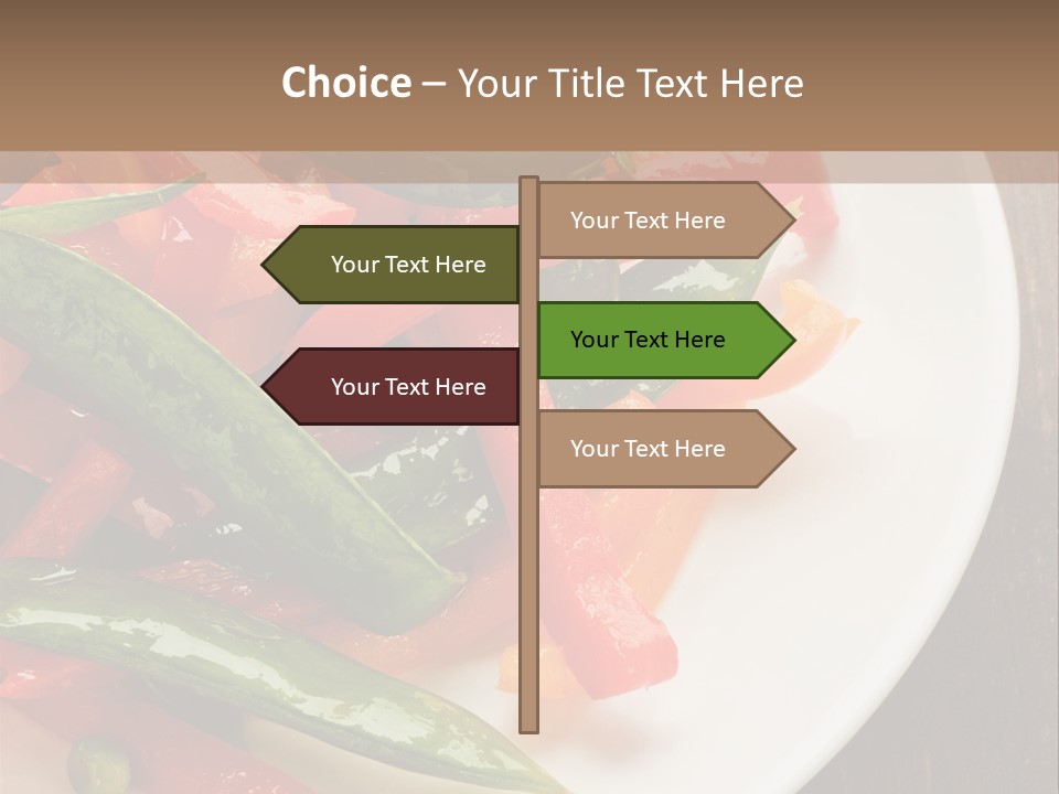Healthy Sliced Vegetable PowerPoint Template