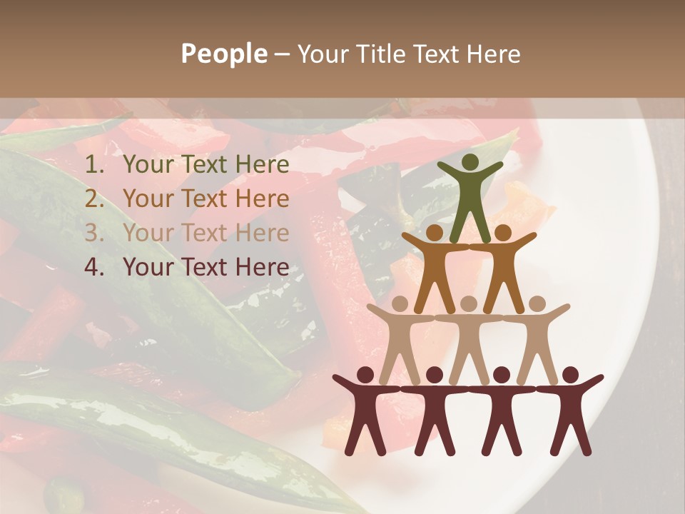 Healthy Sliced Vegetable PowerPoint Template