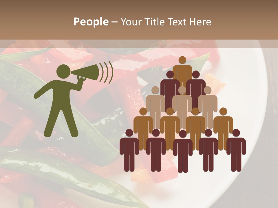 Healthy Sliced Vegetable PowerPoint Template