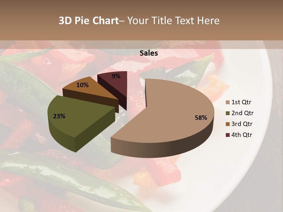 Healthy Sliced Vegetable PowerPoint Template