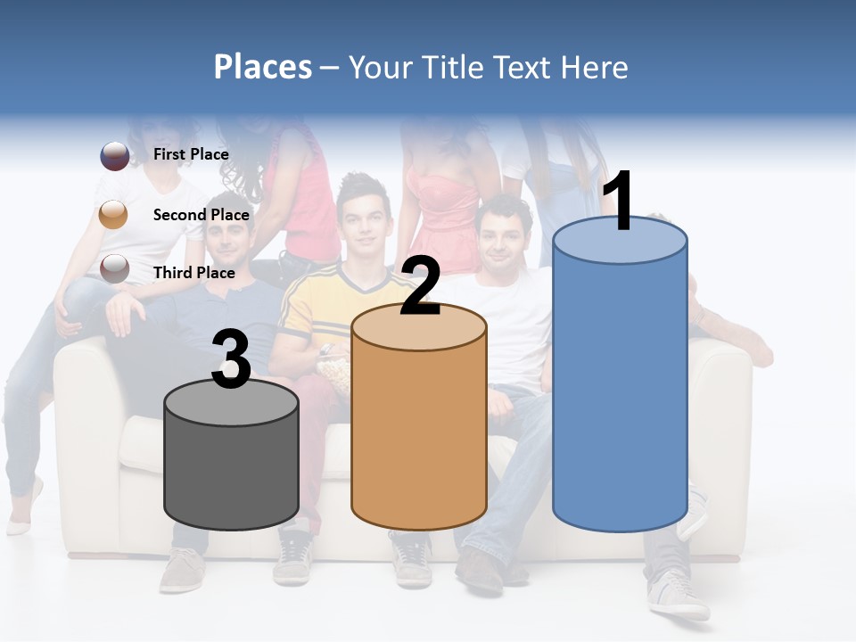 Casual Leather Jacket PowerPoint Template