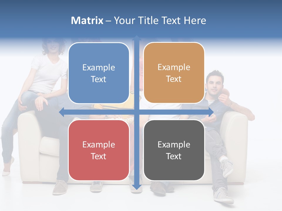 Casual Leather Jacket PowerPoint Template