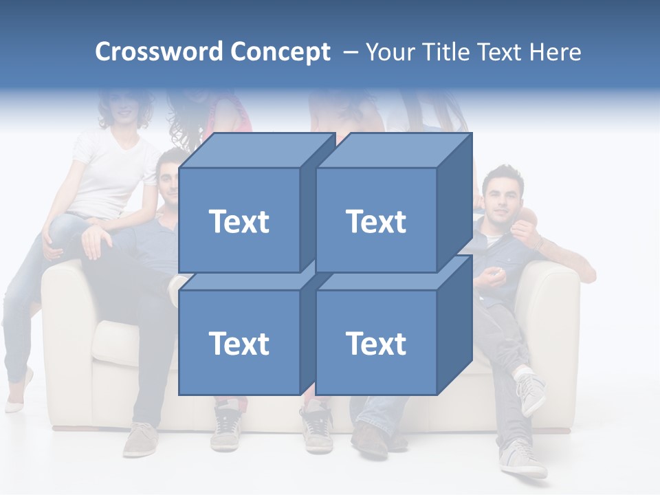 Casual Leather Jacket PowerPoint Template