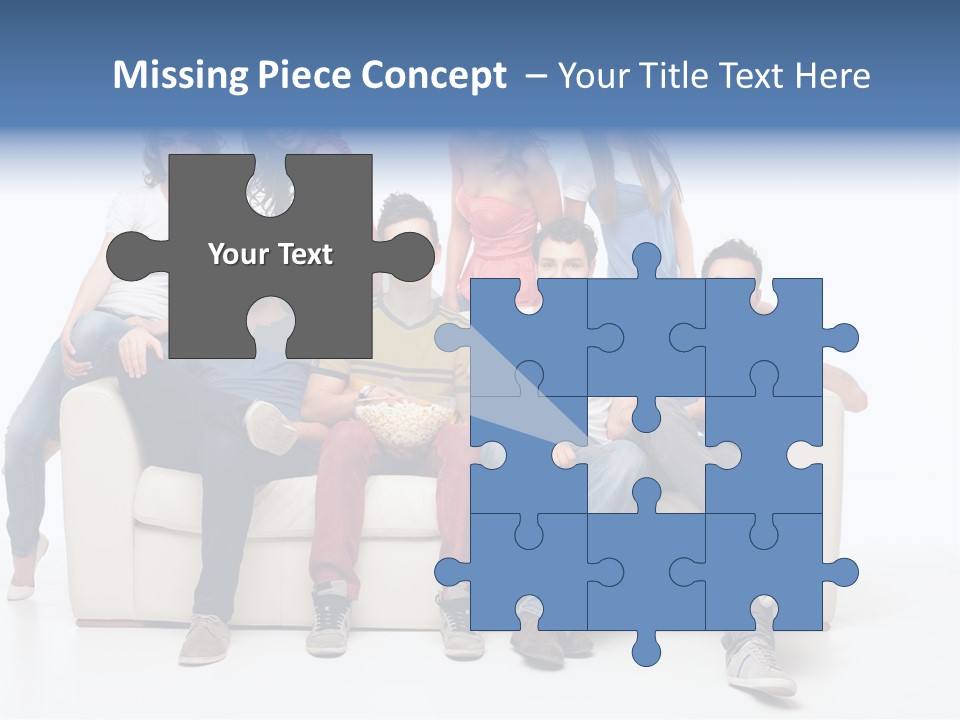 Casual Leather Jacket PowerPoint Template