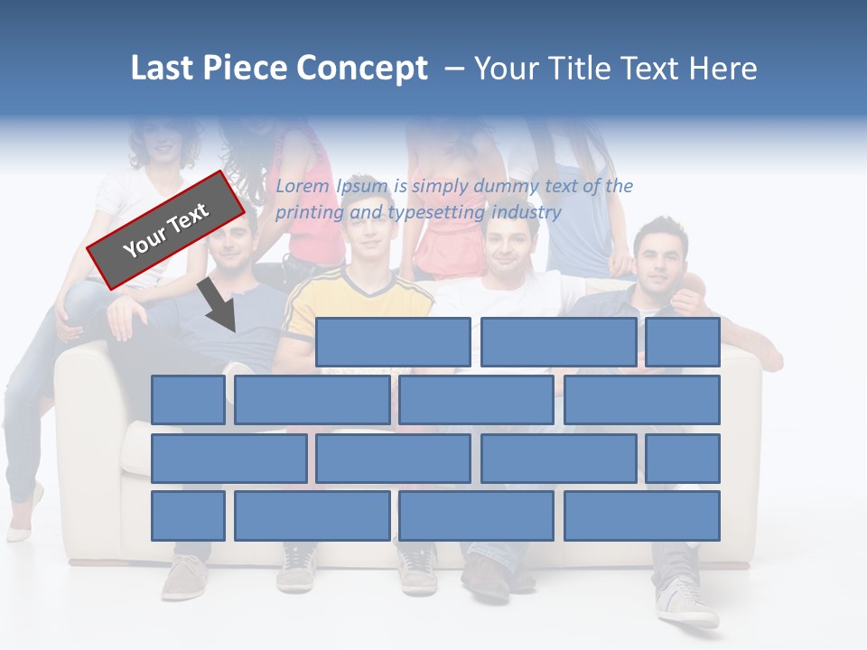 Casual Leather Jacket PowerPoint Template