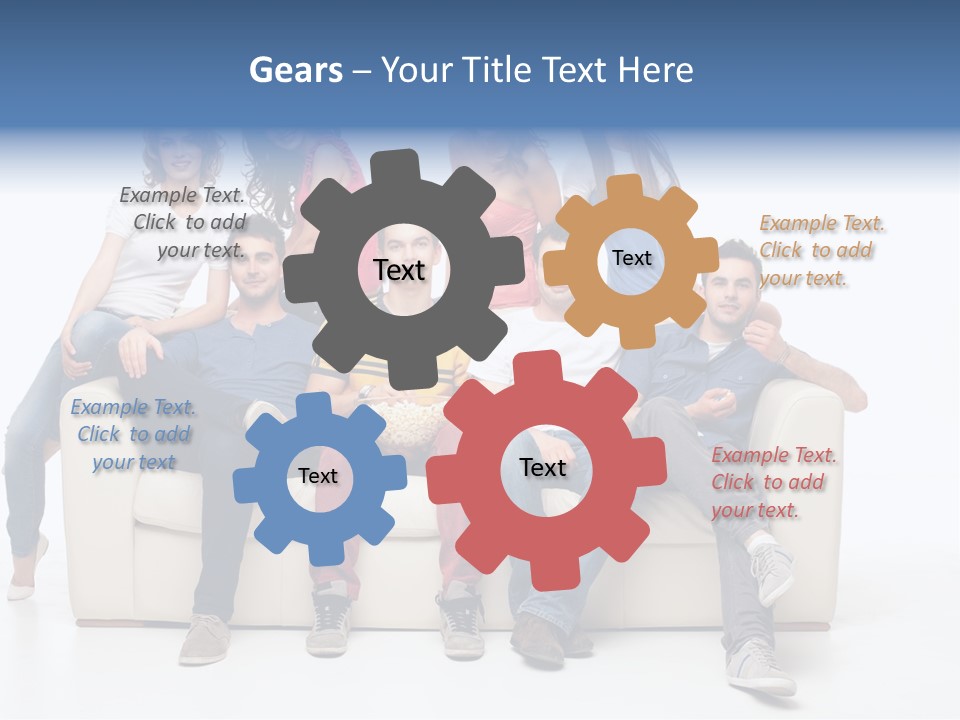 Casual Leather Jacket PowerPoint Template