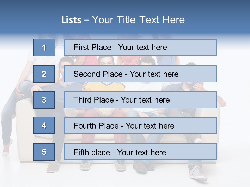 Casual Leather Jacket PowerPoint Template