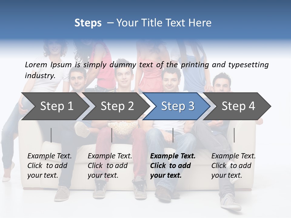 Casual Leather Jacket PowerPoint Template