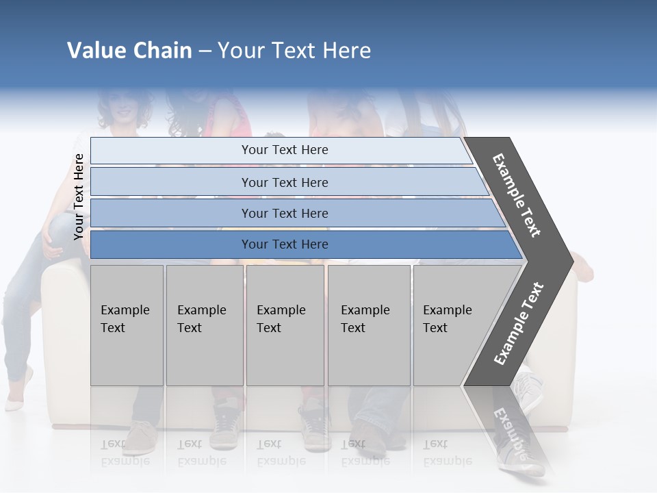 Casual Leather Jacket PowerPoint Template