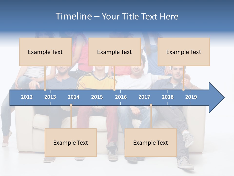 Casual Leather Jacket PowerPoint Template