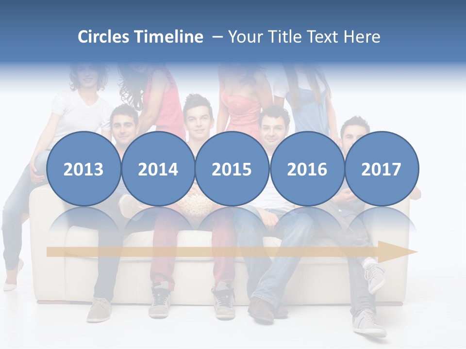 Casual Leather Jacket PowerPoint Template