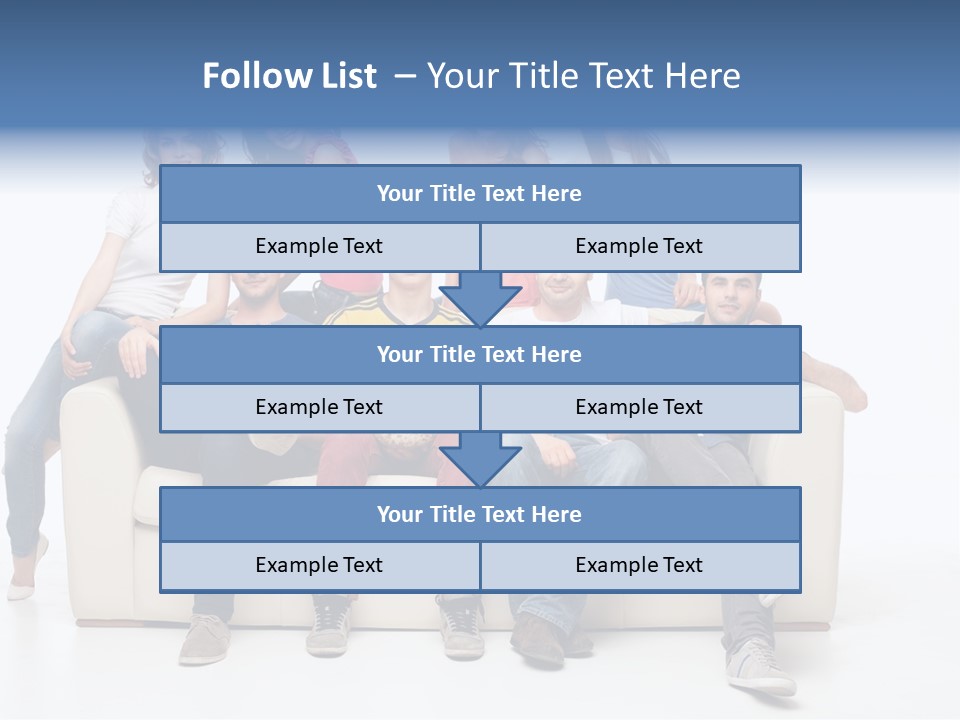 Casual Leather Jacket PowerPoint Template