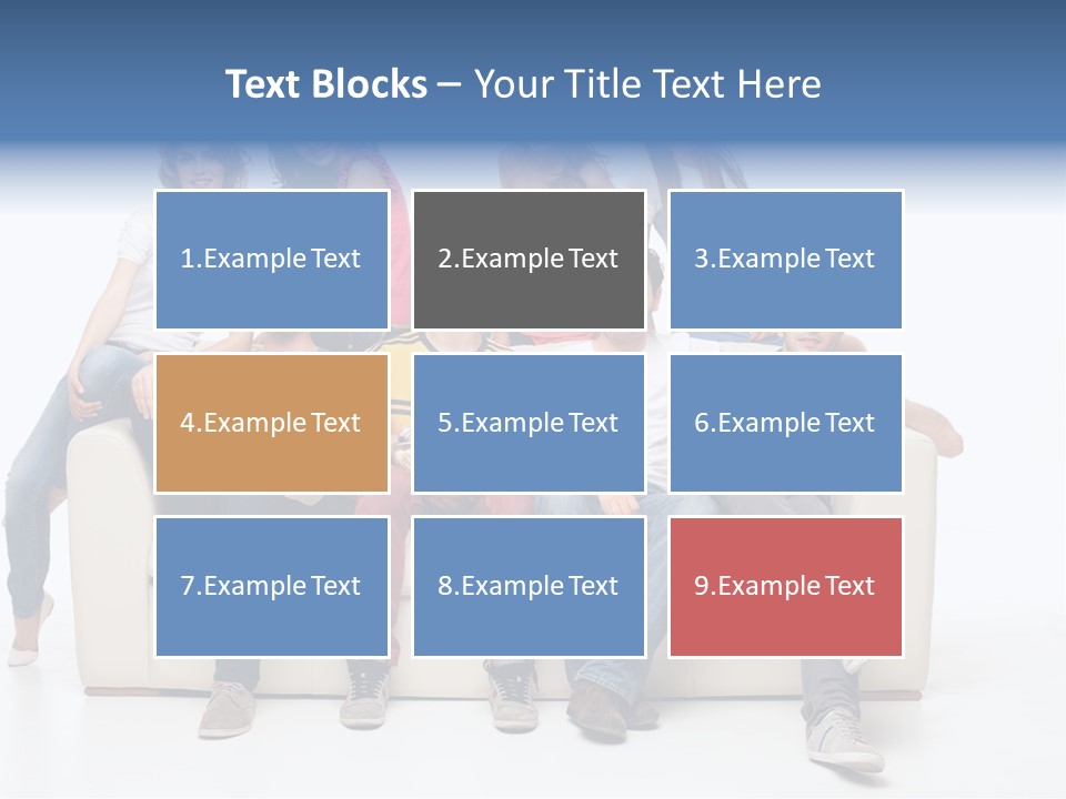 Casual Leather Jacket PowerPoint Template