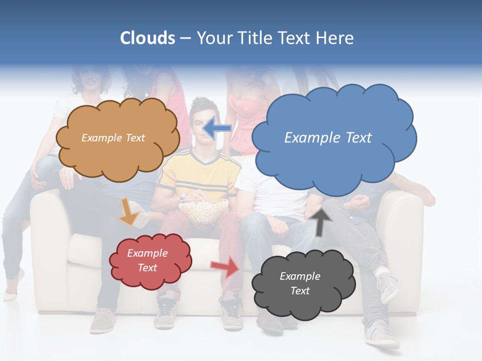 Casual Leather Jacket PowerPoint Template