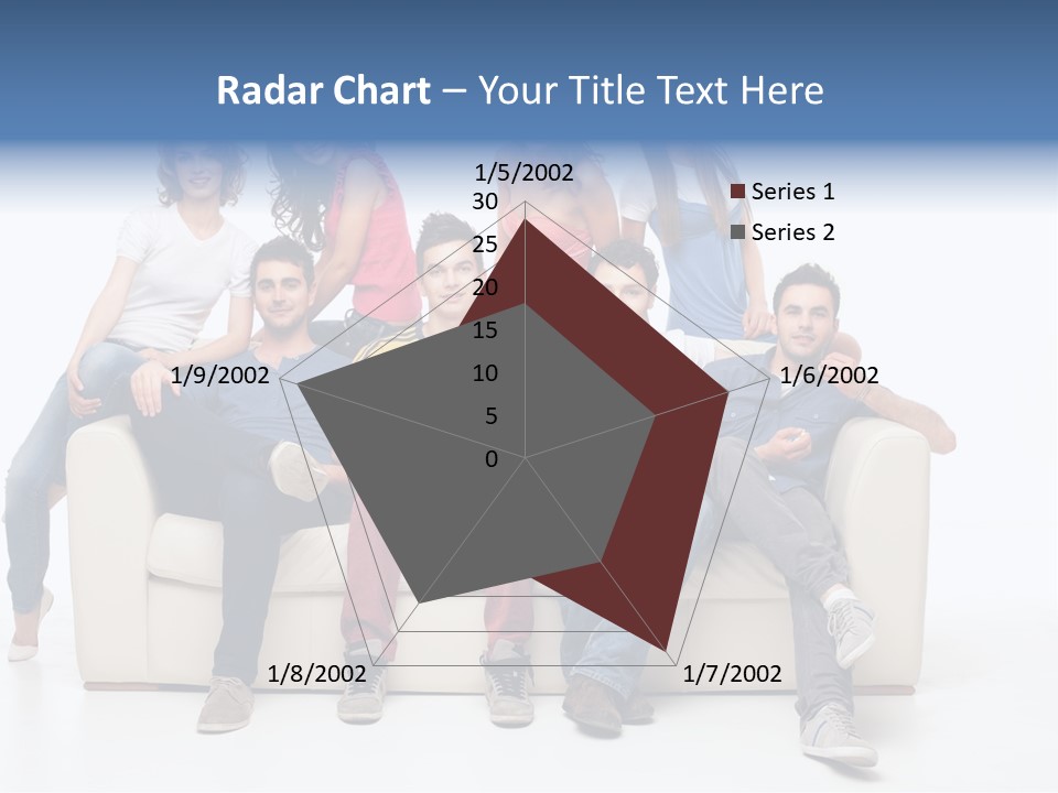 Casual Leather Jacket PowerPoint Template