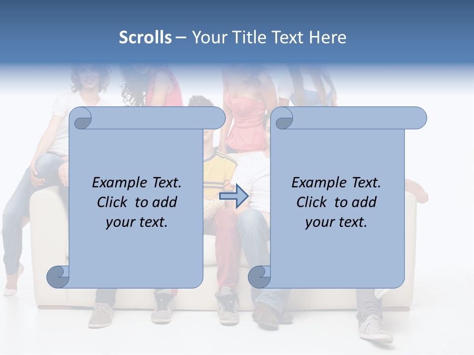 Casual Leather Jacket PowerPoint Template