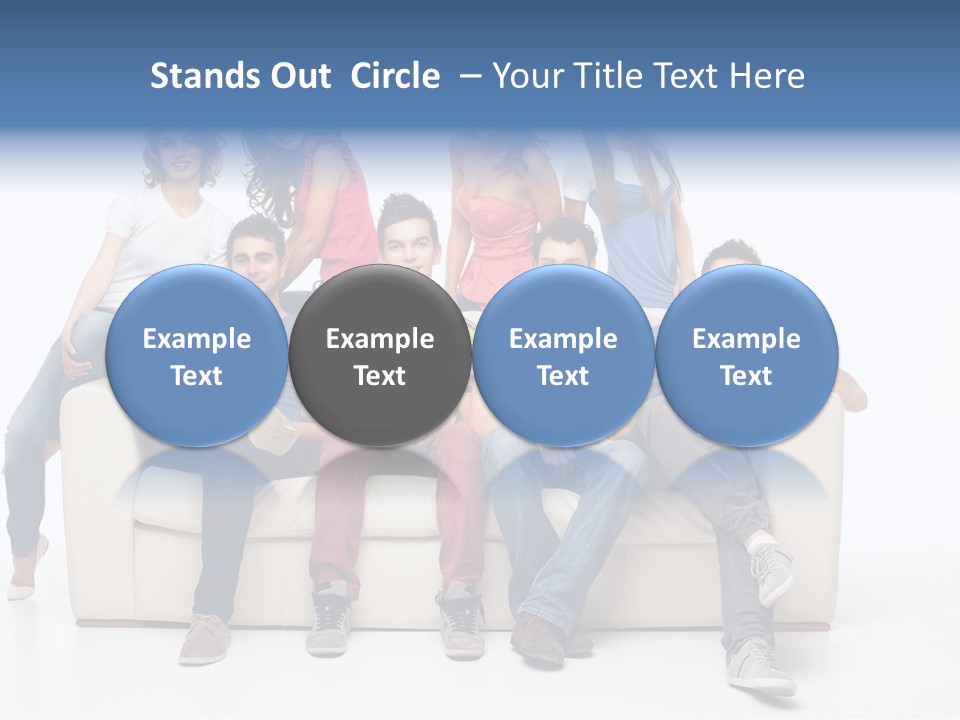 Casual Leather Jacket PowerPoint Template