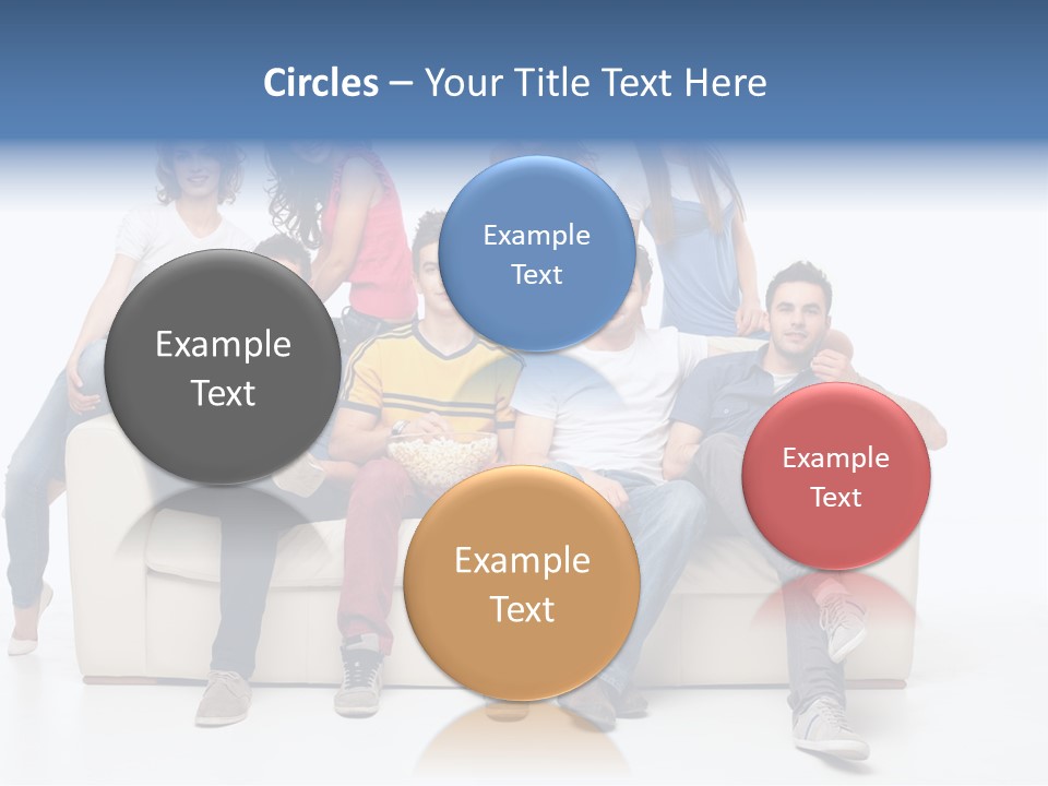 Casual Leather Jacket PowerPoint Template