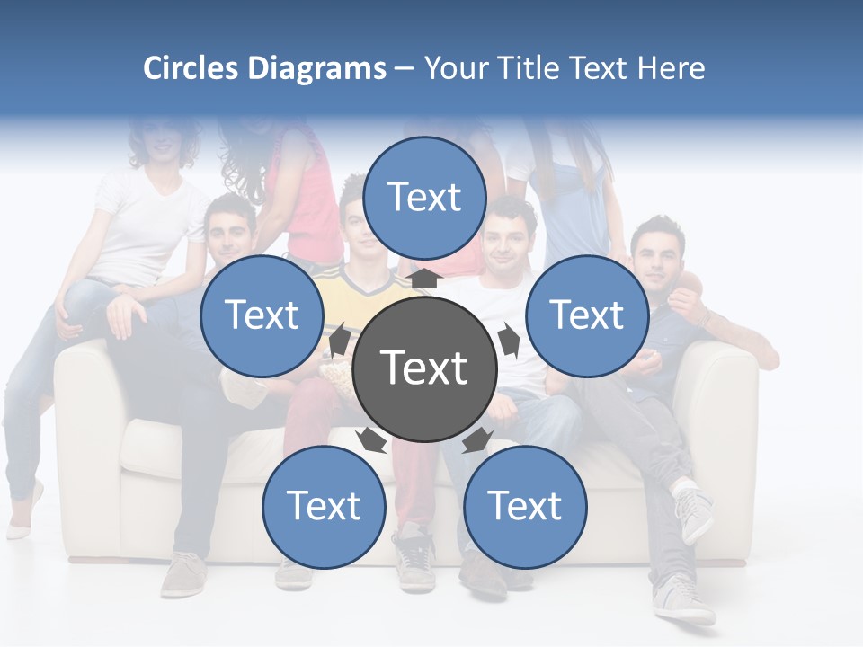 Casual Leather Jacket PowerPoint Template