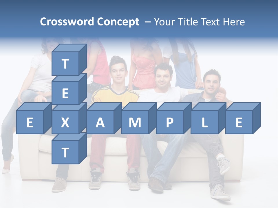 Casual Leather Jacket PowerPoint Template