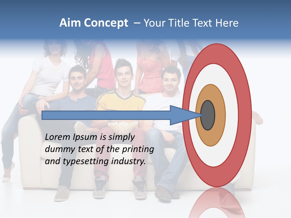 Casual Leather Jacket PowerPoint Template