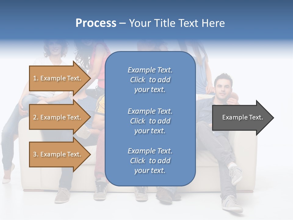 Casual Leather Jacket PowerPoint Template