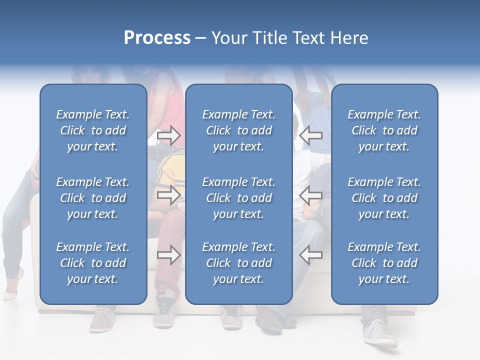 Casual Leather Jacket PowerPoint Template