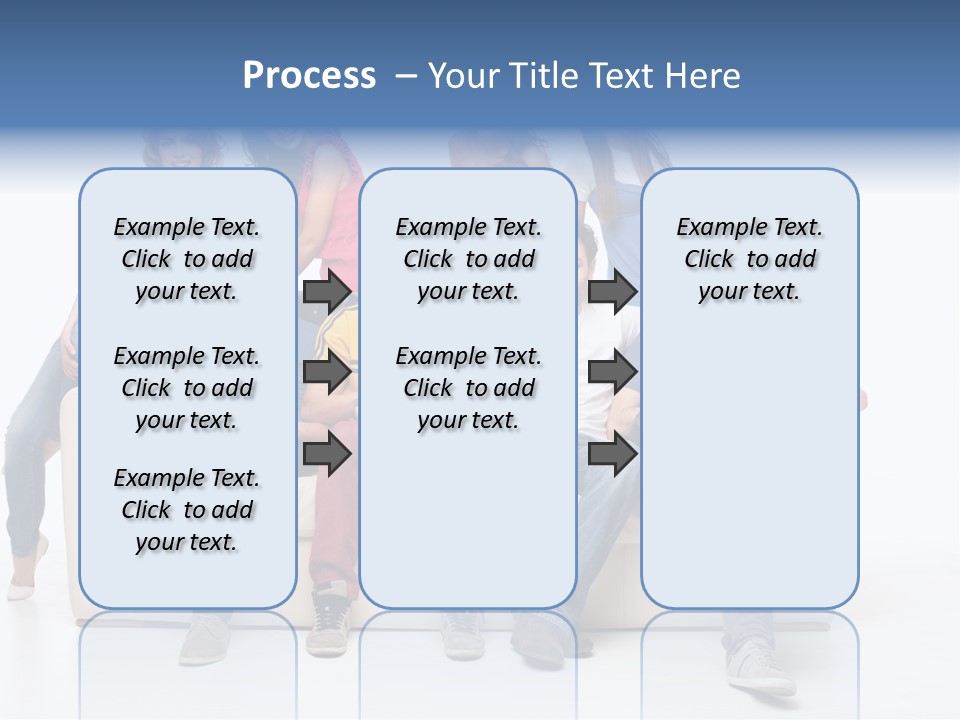 Casual Leather Jacket PowerPoint Template