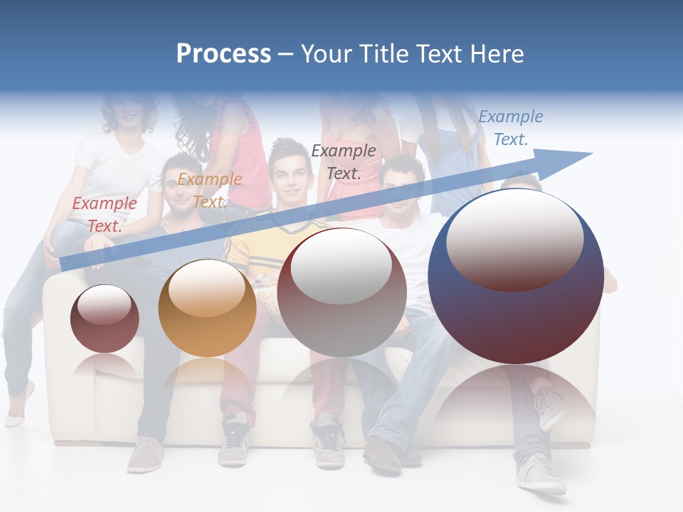 Casual Leather Jacket PowerPoint Template