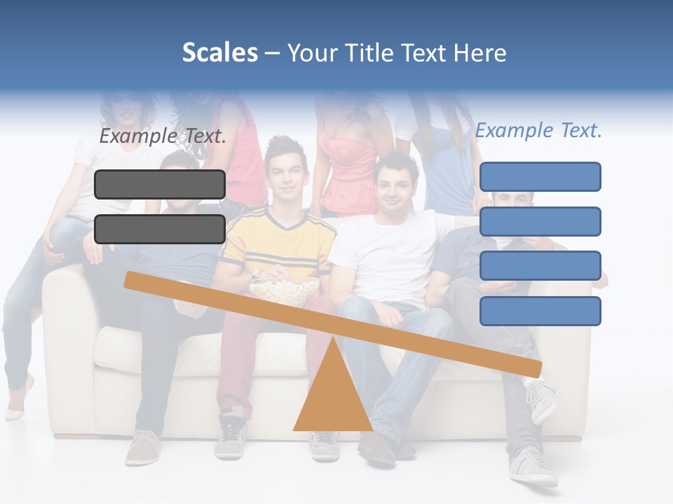 Casual Leather Jacket PowerPoint Template