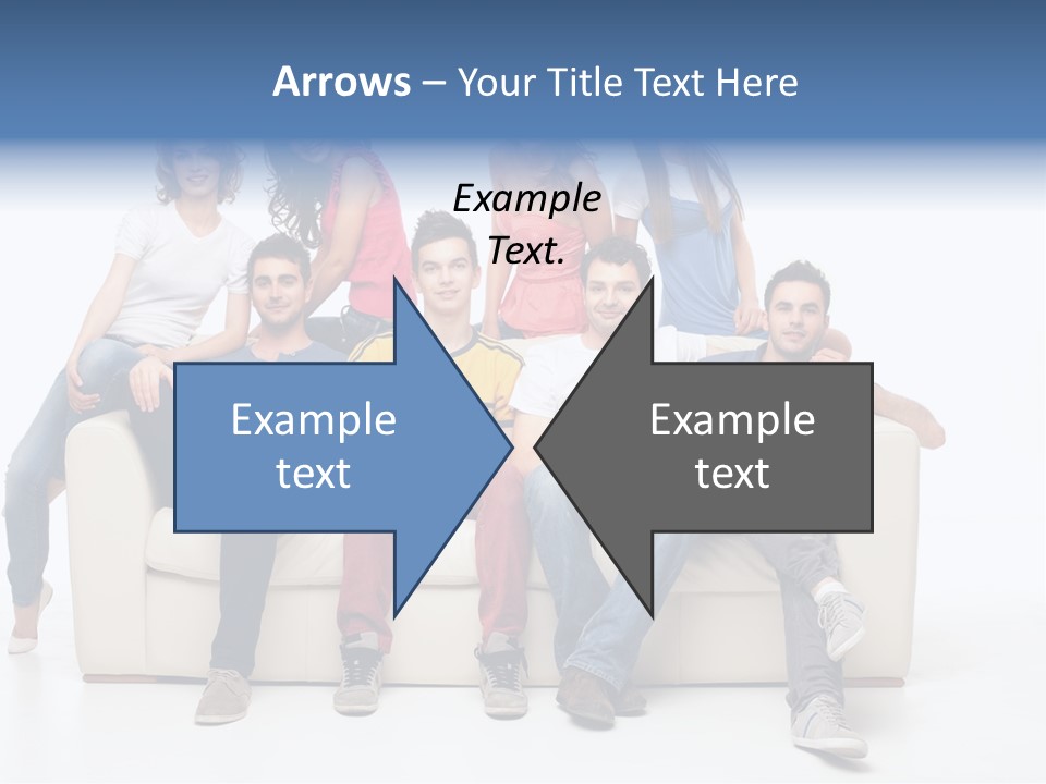 Casual Leather Jacket PowerPoint Template